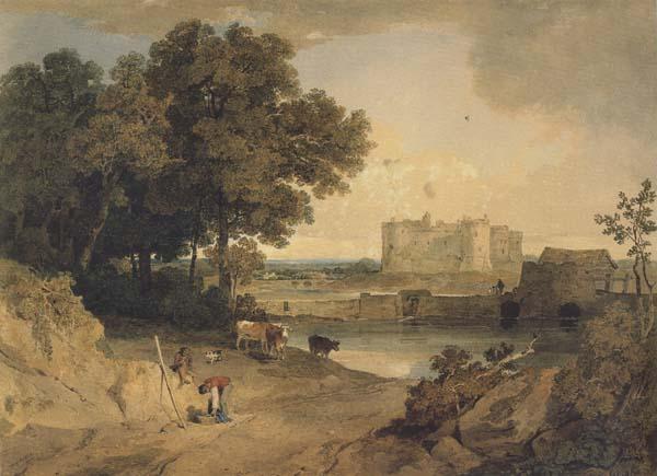 William Havell Carew Castle,Near Pembroke (mk47) oil painting image